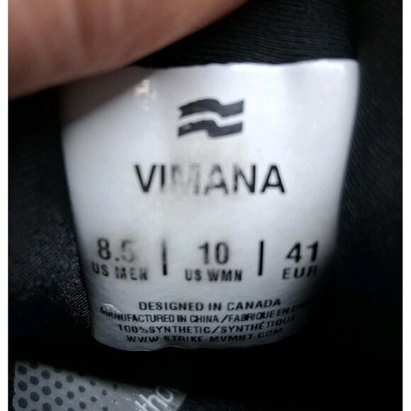 Strike Mvmnt Vimana Shoes Mens Size 8.5 Black Athletic‎ Minimalist Cross Trainer - Picture 7 of 8